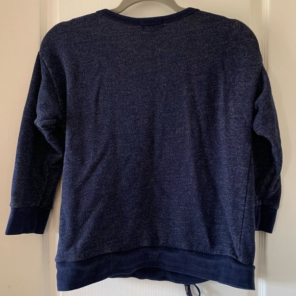 Ralph Lauren blue button shoulder knit sweater - Picture 4 of 5
